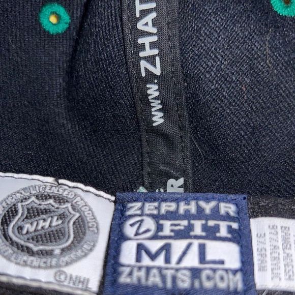 NHL North Stars Zephyr Fitted Cap Size M/L - Picture 5 of 5